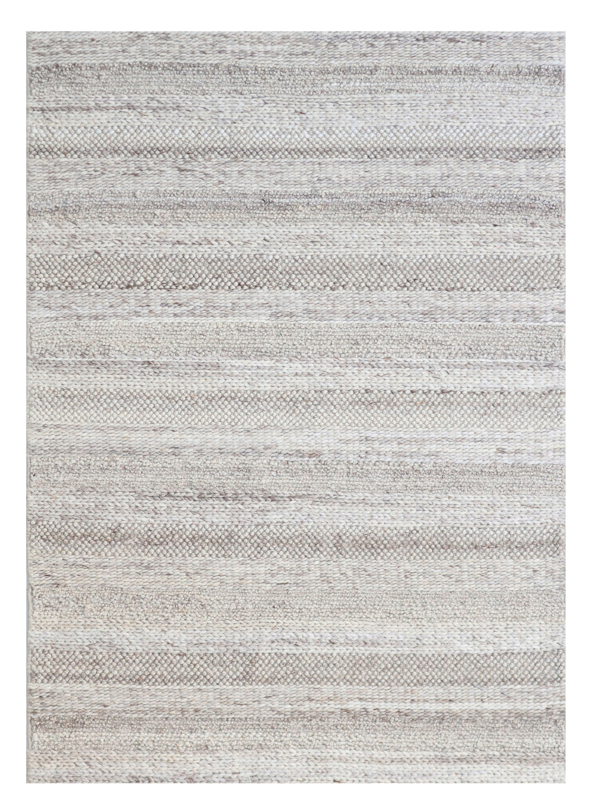 RUČNĚ TKANÝ KOBEREC, 160/230 cm, šedohnědá - šedohnědá, Natur, textil (160/230cm) - Linea Natura