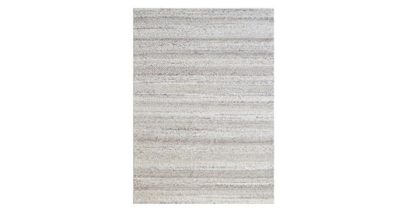 HANDWEBTEPPICH 160/230 cm Nordic Stripes  - Taupe, Natur, Textil (160/230cm) - Linea Natura
