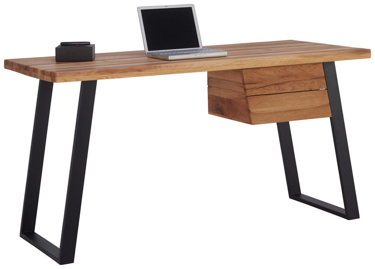 Schreibtisch mit Schubladen im Industrial Style