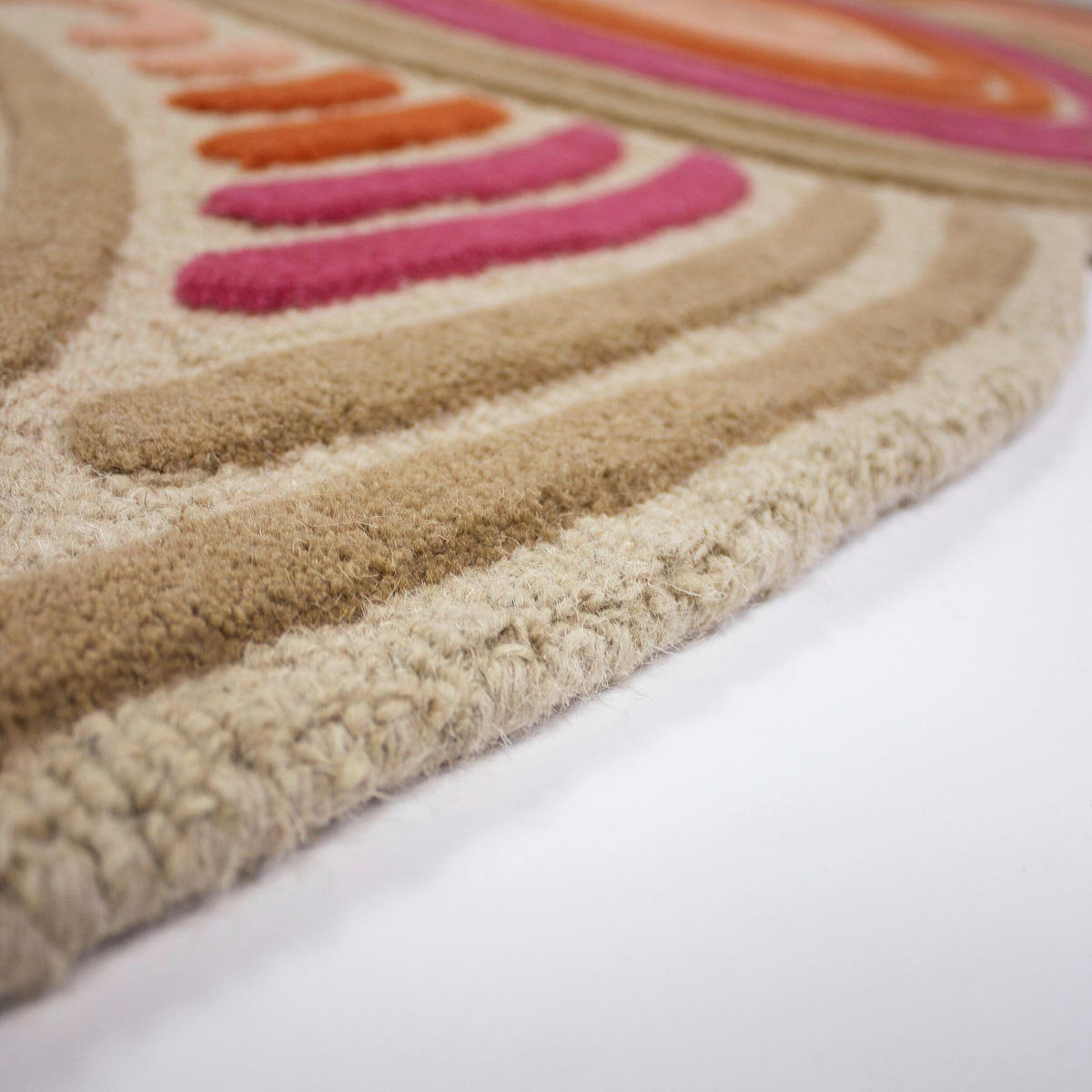 WOLLTEPPICH 140/200 cm Pink  - Pink, Basics, Textil (140/200cm)