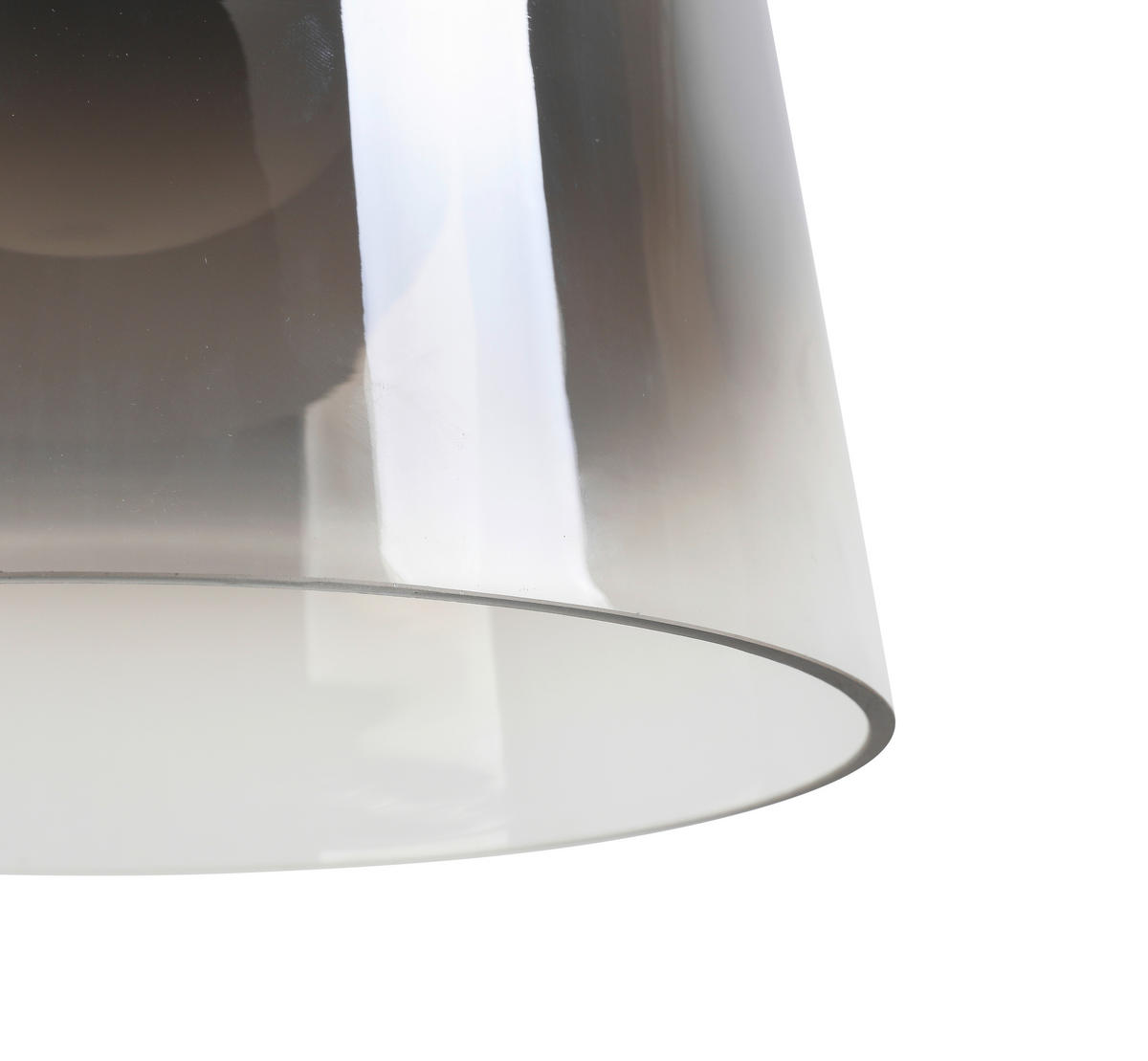 LED-HÄNGELEUCHTE 27/22-120 cm  - Chromfarben/Schwarz, LIFESTYLE, Glas/Metall (27/22-120cm) - Dieter Knoll