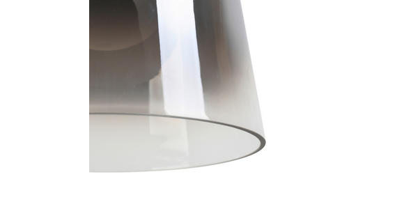 LED-HÄNGELEUCHTE 27/22-120 cm - Chromfarben/Schwarz, LIFESTYLE, Glas/Metall (27/22-120cm) - Dieter Knoll