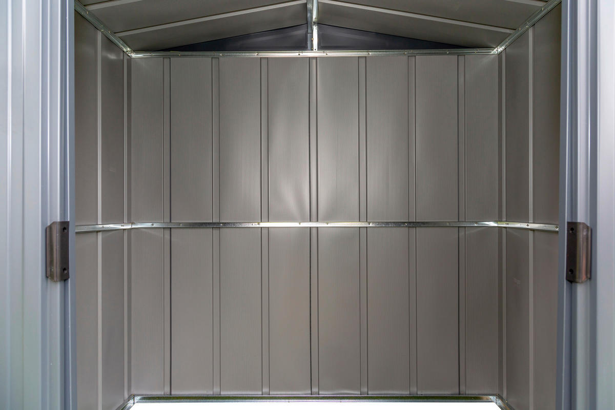GERÄTEHAUS 194/191/151 cm  - Grau, Basics, Metall (194/191/151cm)