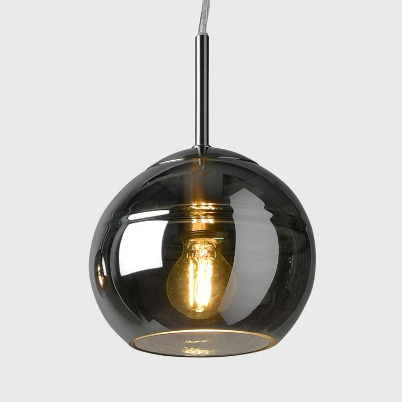 HÄNGELEUCHTE  - Silberfarben/Schwarz, Design, Glas/Metall (120/16/150cm) - Villeroy & Boch