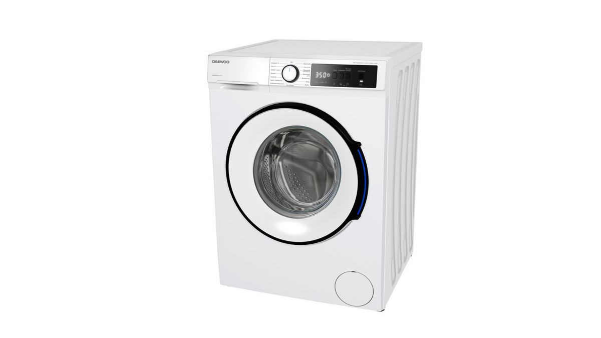 WASCHMASCHINE WM-FB9594W1A-DE  - Weiß, Basics, Glas/Kunststoff (59,7/84,5/58,2cm) - Daewoo