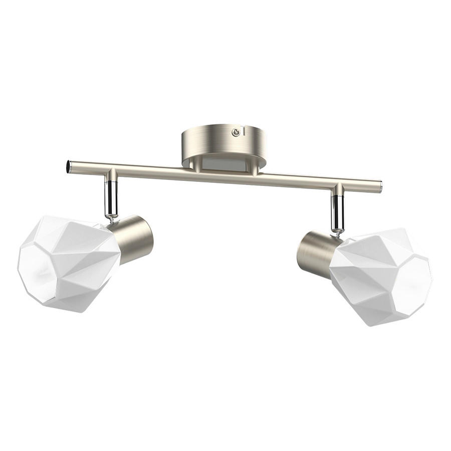 Proiector    - alb/culoare crom, Basics, sticlă/metal (10/18/25cm)