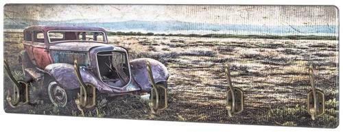 VJEŠALICA ZIDNA  višebojno  drvni materijal  - višebojno, Moderno, drvni materijal (60/20/7cm)