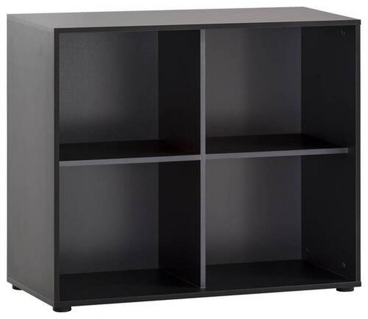 REGAL Schwarz  - Schwarz, MODERN, Holzwerkstoff (100,1/83,6/41cm) - MID.YOU