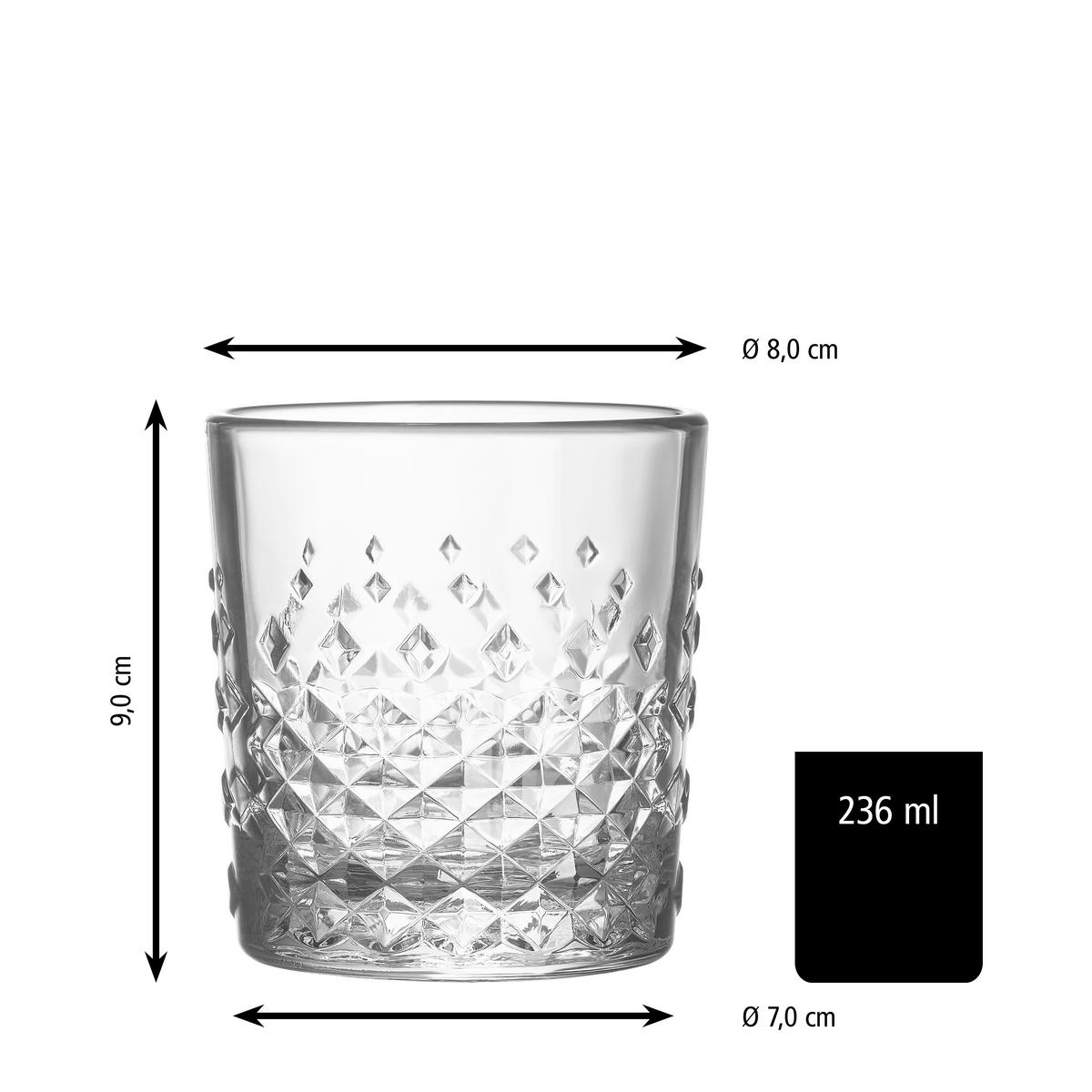 GLÄSERSET OCULAR  12-teilig  - Klar, Basics, Glas (8/9cm)