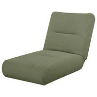 SCHLAFSESSEL in Cord Olivgrün  - vert olive, Design, textile (81/88/160cm) - Livetastic