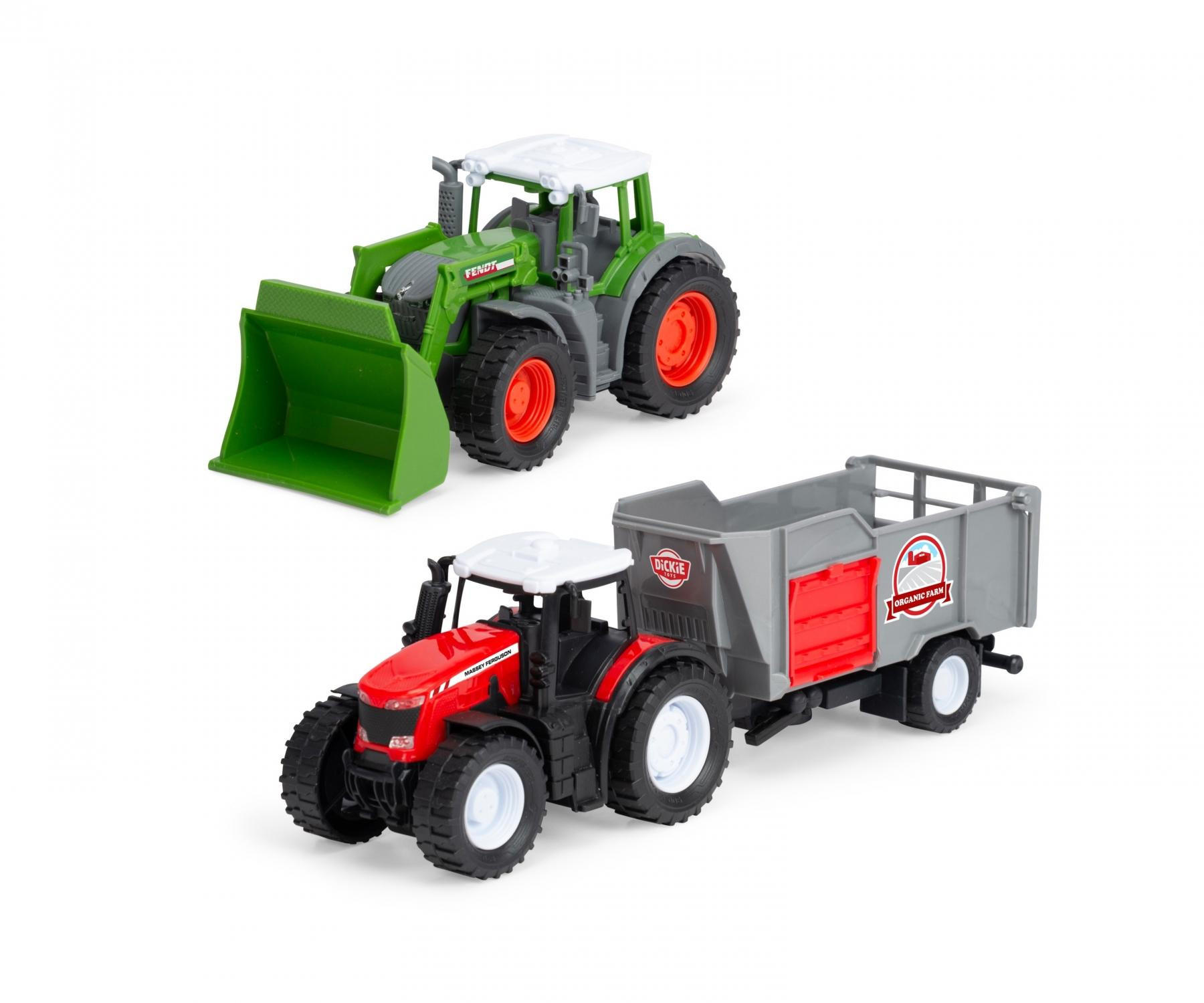 TRAKTOR - Multicolor, Basics, Kunststoff (8/19/25cm) - Dickie Toy