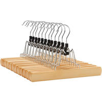 HOSENBÜGEL Holz, Metall, Kunststoff  - Naturfarben, Basics, Holz/Kunststoff (25/2.8/2,2cm)