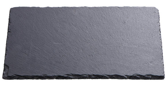 SERVIERPLATTE 20/30 cm  - Schieferfarben, KONVENTIONELL, Stein (20/30cm) - Ambia Home