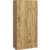 VÄGGHÄNGT SKÅP  - honung/ekfärgad, Basics, trämaterial (33/75/22cm) - MID.YOU