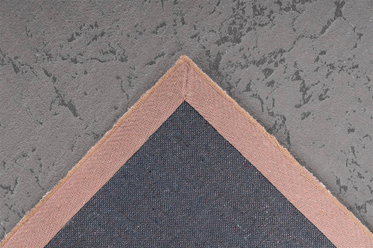 LÄUFER 80/150 cm Bijou 225 Taupe / Silber Silberfarben, Taupe  - Taupe/Silberfarben, KONVENTIONELL, Textil (80/150cm)