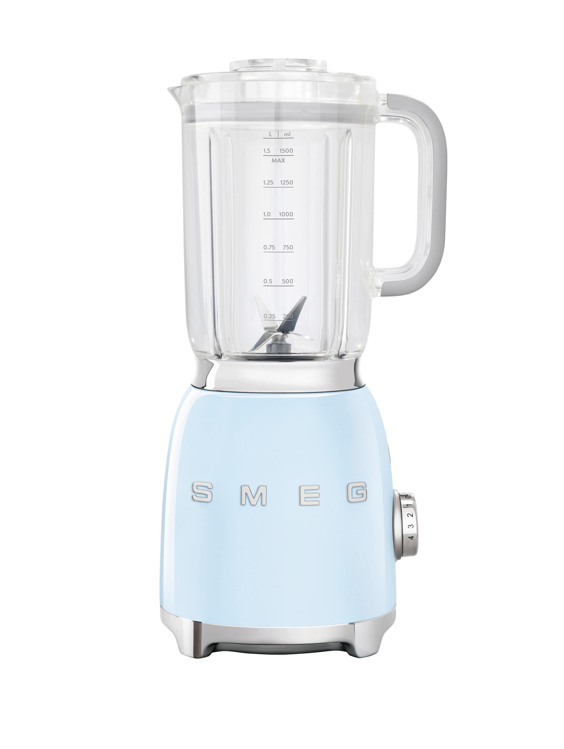 STANDMIXER 50's Style  - Pastellblau, Trend, Metall (19.7/39.7/16.3cm) - SMEG