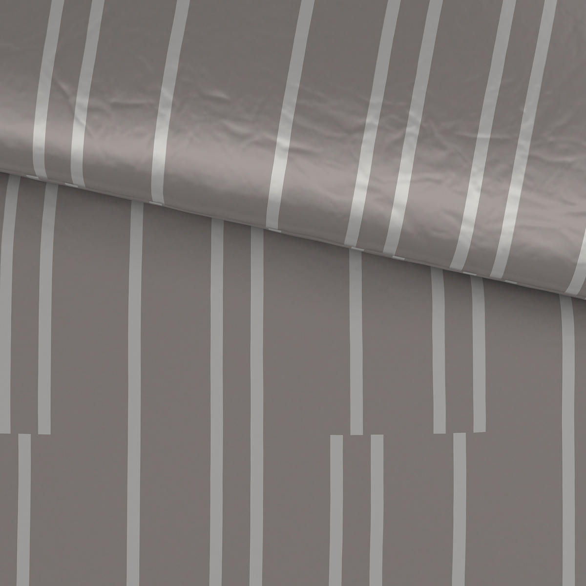 POVLEČENÍ, satén, barvy stříbra, 140/200 cm - barvy stříbra, Design, textil (140/200cm) - Dieter Knoll