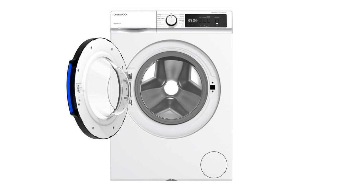 WASCHMASCHINE WM-FB9594W1A-DE  - Weiß, Basics, Glas/Kunststoff (59,7/84,5/58,2cm) - Daewoo