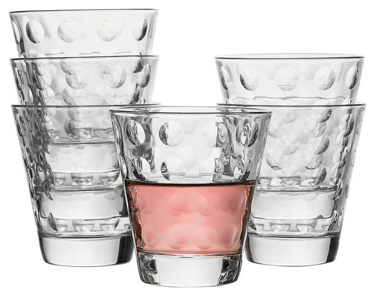 GLÄSERSET  6-teilig  - Klar, Trend, Glas (26/9,5/17,3cm) - Leonardo