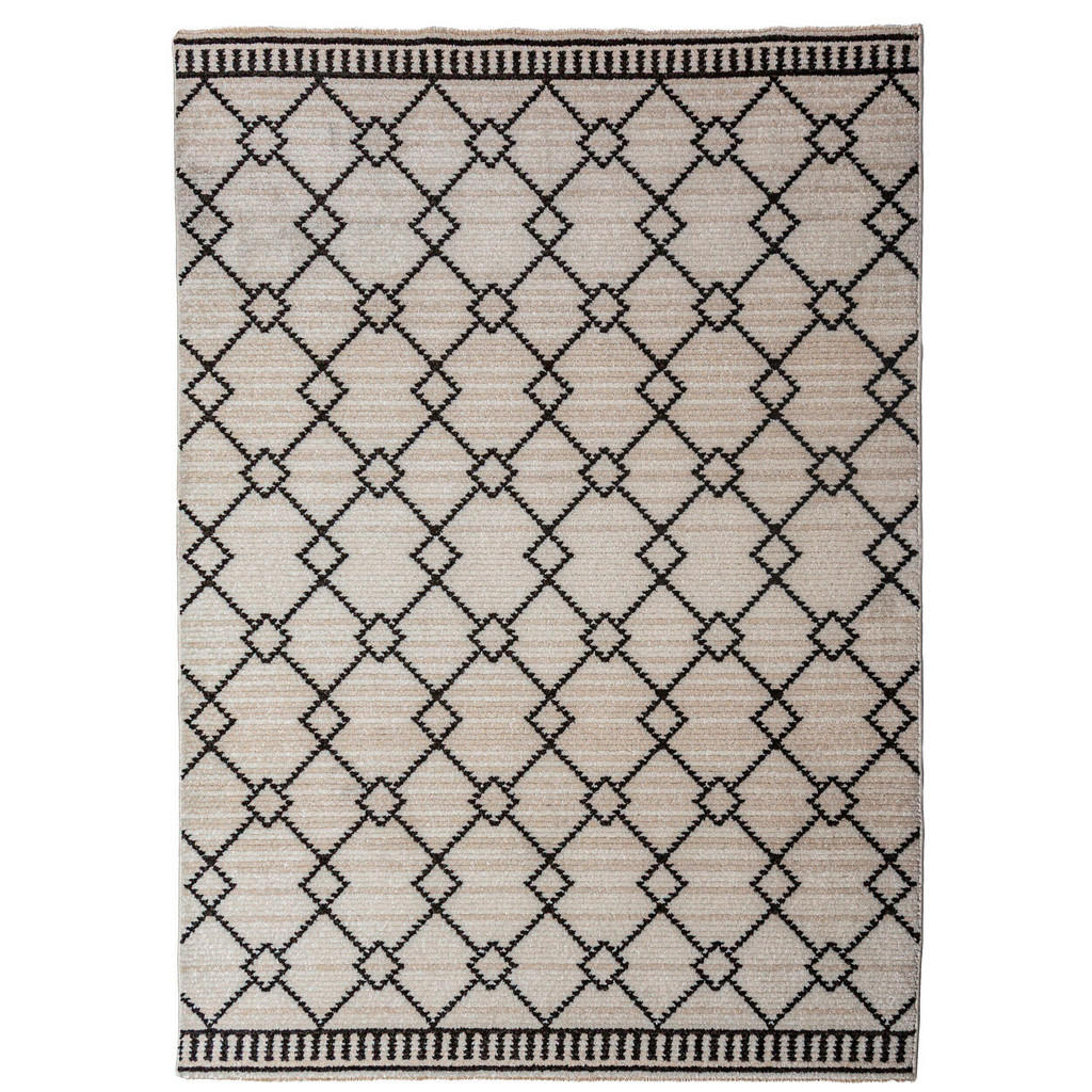Flair Rugs TKANÝ KOBEREC, 200/300 cm čierna