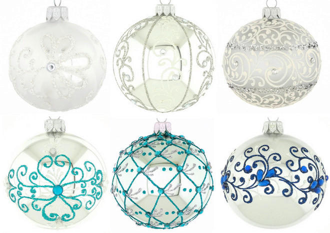 CHRISTBAUMKUGEL 8 cm  - Silberfarben, LIFESTYLE, Glas/Metall (8cm) - X-Mas