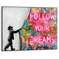 BILD 70/50 cm  - Rosa, Trend, Holzwerkstoff (70/50cm) - Reinders!