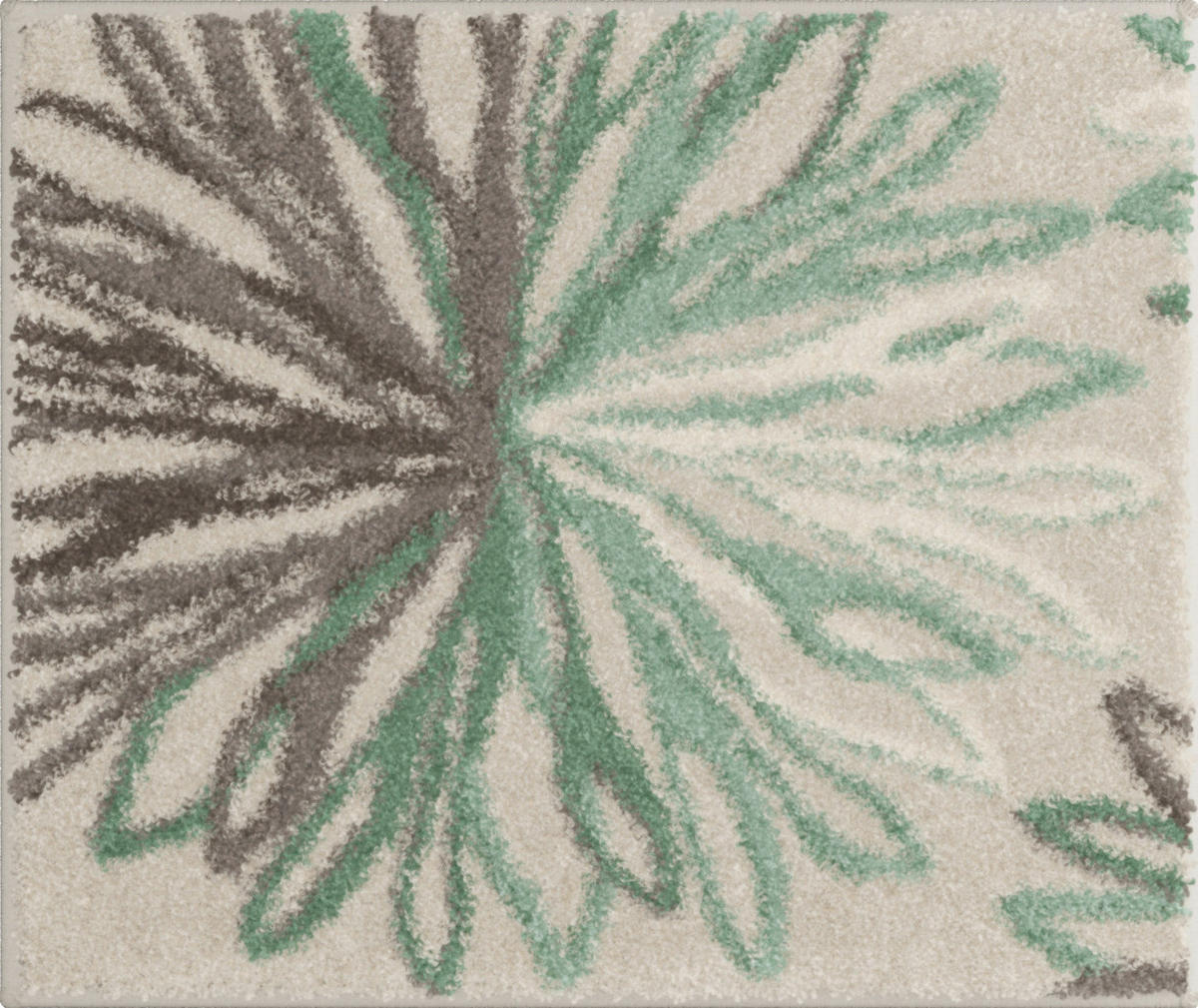 BIDET-VORLEGER Art Grün, Beige 50/60 cm  - Beige/Grün, Basics, Kunststoff/Textil (50/60cm) - Grund