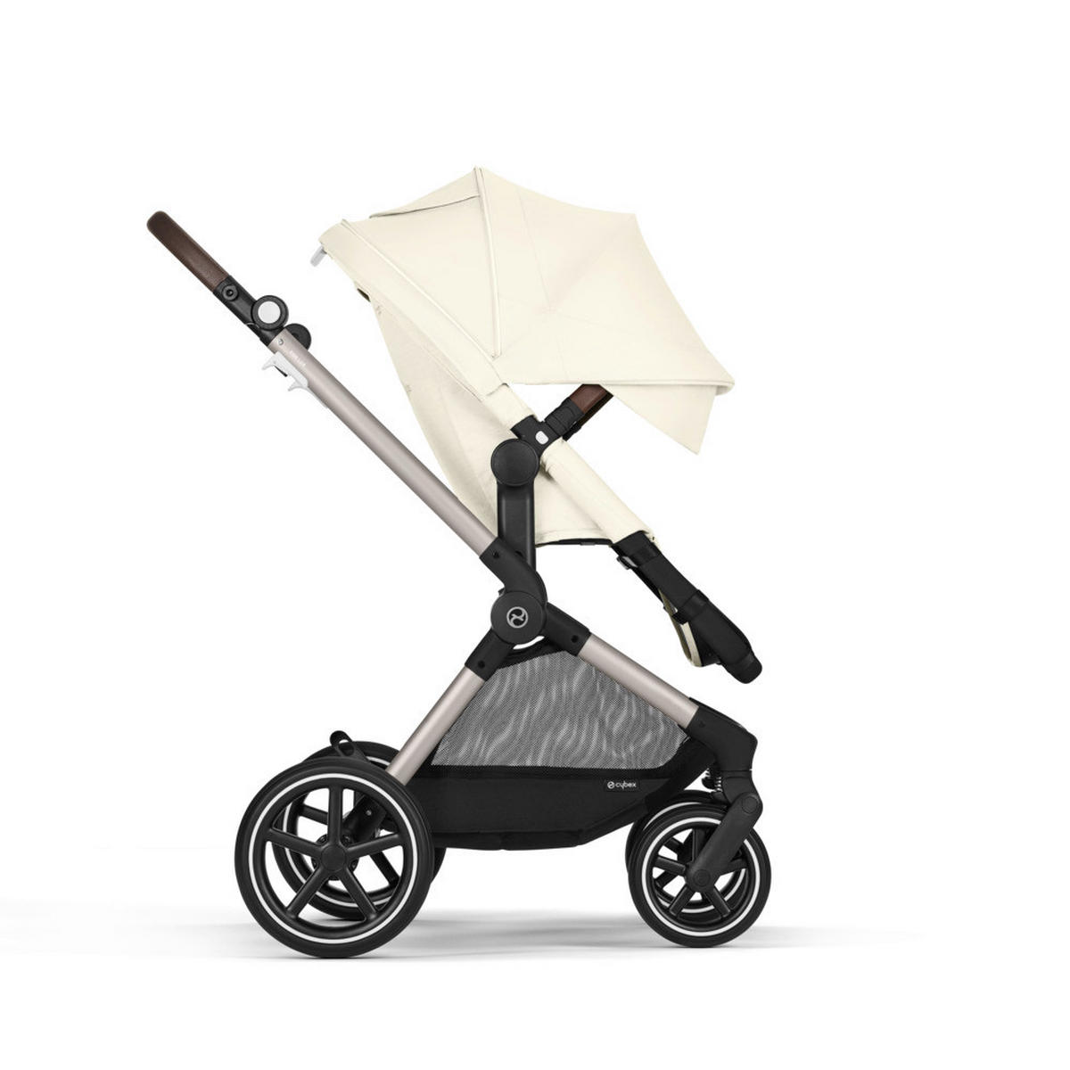 KOMBIKINDERWAGEN Eos Lux  - Beige/Silberfarben, Basics, Textil/Metall (85/61/116cm) - Cybex