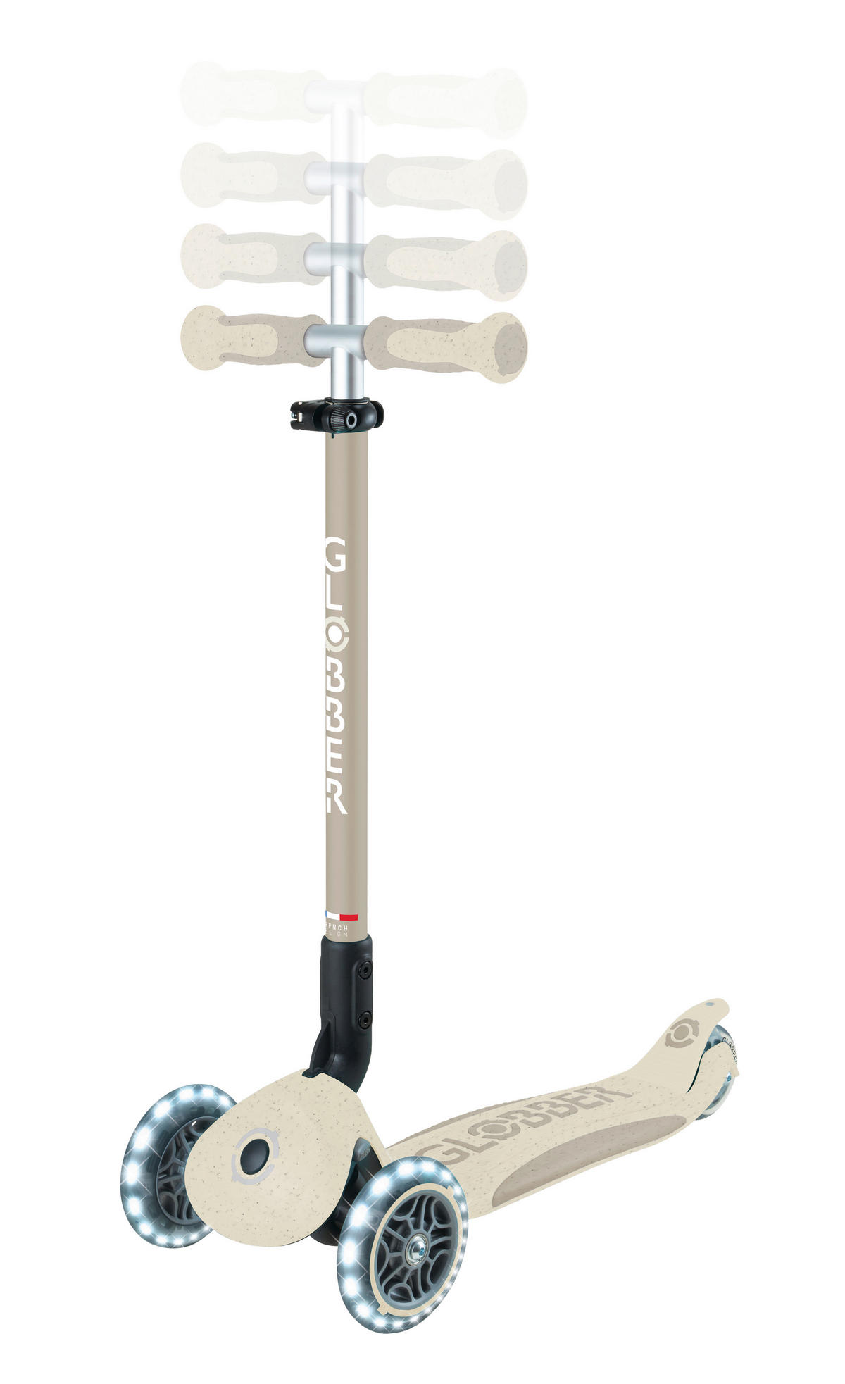 LAUFRAD GO-UP DELUXE LIGHTS ECO 360  - Weiß, Basics, Kunststoff/Metall (65/22/98,5cm) - GLOBBER
