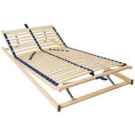 LATTENROST 90/200 cm Kopfteil, Fußteil, Mittelzone verstellbar, Birke  - Birkefarben/Buchefarben, Basics, Holz/Kunststoff (90/200cm) - Sleeptex