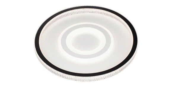 LED-DECKENLEUCHTE 49/6,5 cm - Klar/Schwarz, Trend, Kunststoff/Metall (49/6,5cm) - Novel