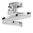 LED-DECKENLEUCHTE - Chromfarben, Design, Metall (28cm) - Ambiente