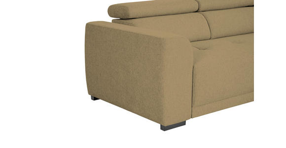ECKSOFA in Struktur Olivgrün 205/284 cm - Schwarz/Olivgrün, Design, Kunststoff/Textil (205/284cm) - Xora