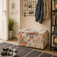 TRUHENBANK in Textil, Holzwerkstoff 65/42/40 cm  - Multicolor, Basics, Holzwerkstoff/Textil (65/42/40cm) - Carryhome