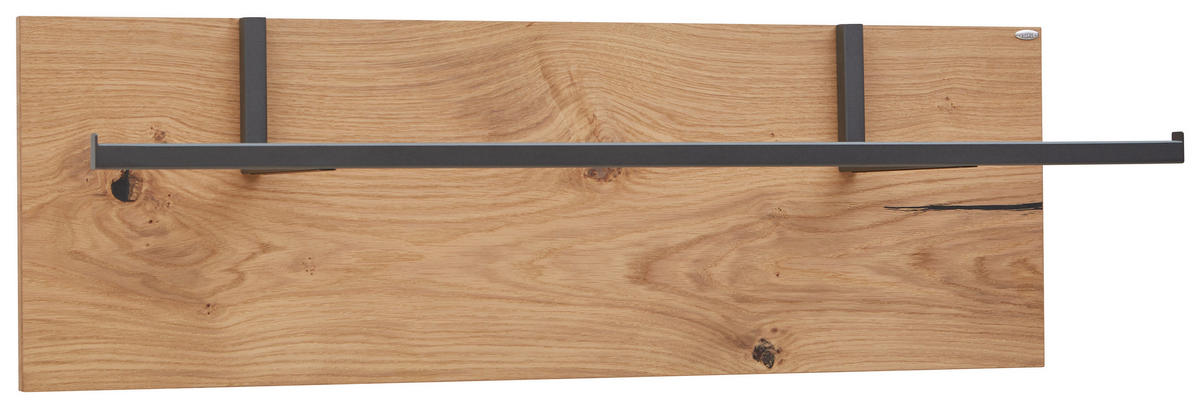 GARDEROBENPANEEL  in 96/32/34,2 cm  - Eichefarben/Anthrazit, Natur, Holz (96/32/34,2cm) - Voglauer