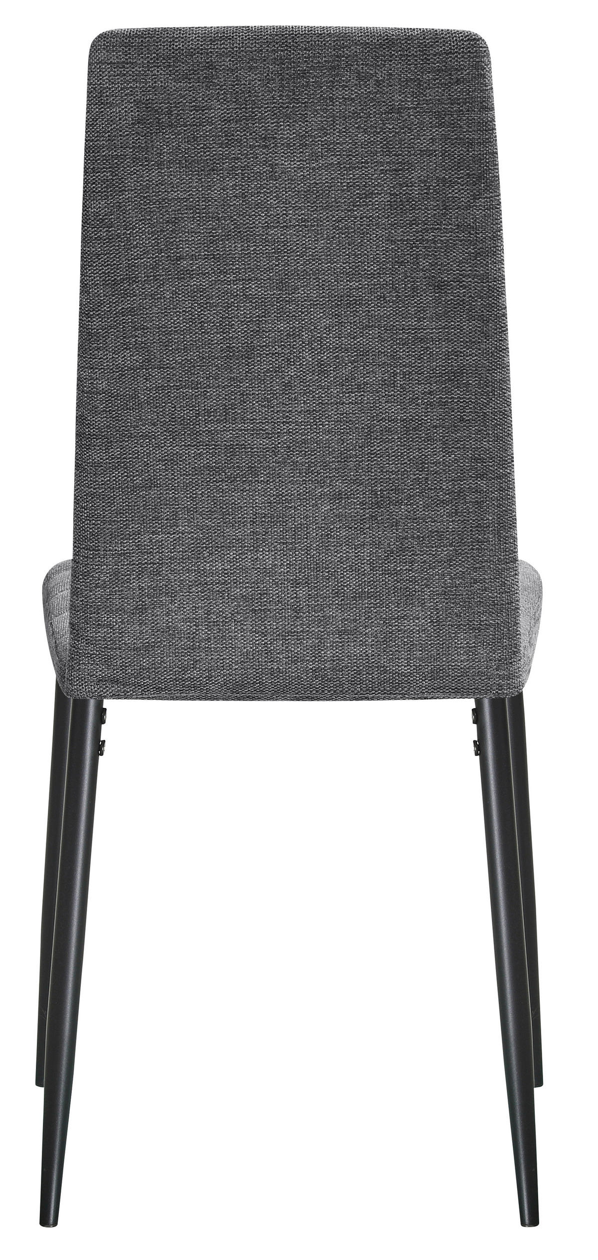 STOL S ŠTIRIMI NOGAMI, kovina, tekstil siva, črna  - siva/črna, Konvencionalno, kovina/tekstil (41/93/55cm) - Boxxx