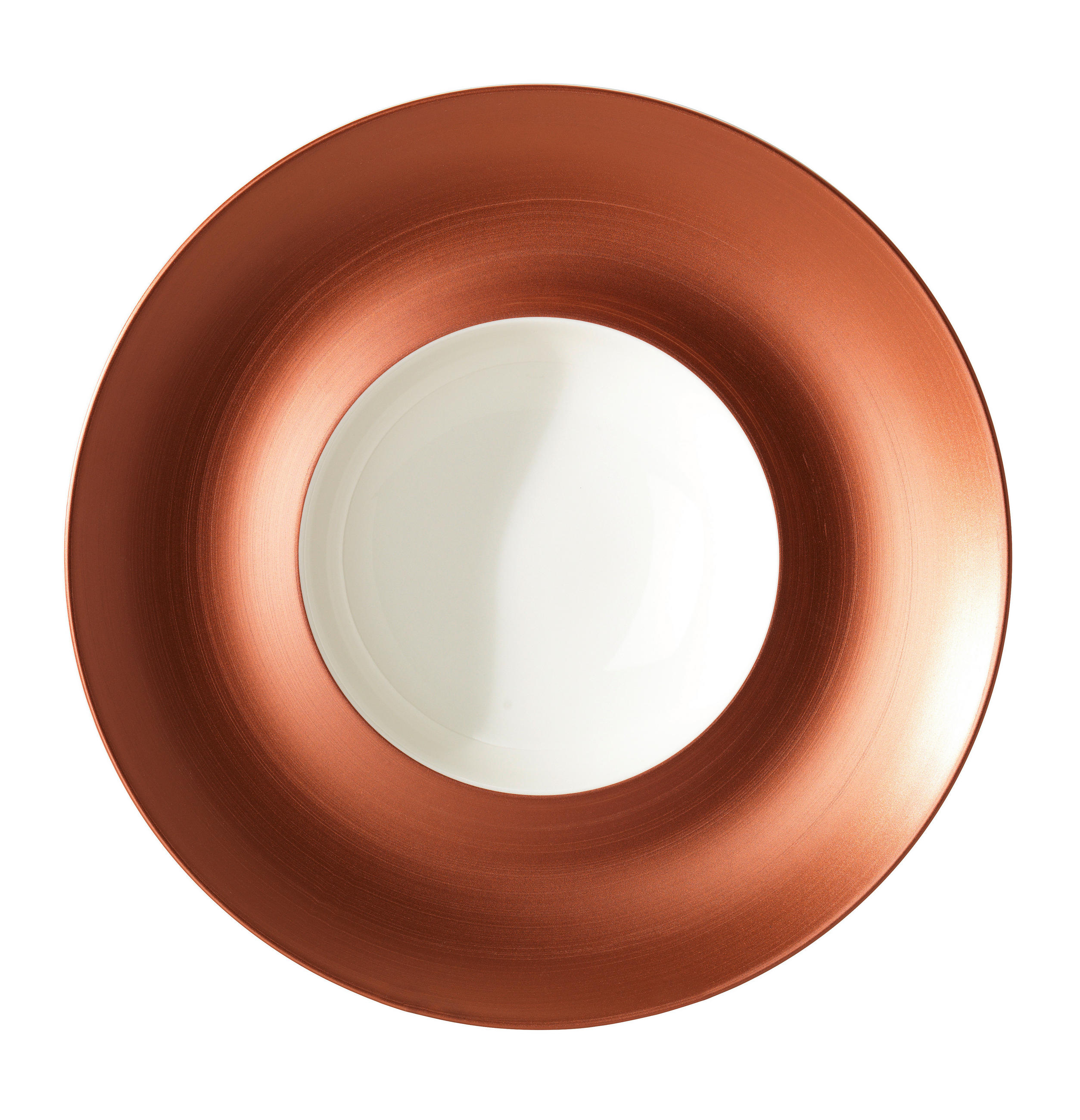 GLOBOKI KROŽNIK Manufacture Glow keramika 29 cm - bela/oranžna, Trendi, keramika (29cm) - Villeroy & Boch