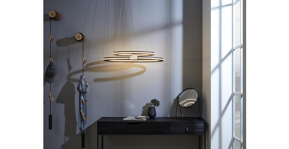 LED-HÄNGELEUCHTE 80/40/160 cm - Schwarz, Design, Kunststoff/Metall (80/40/160cm) - Ambiente