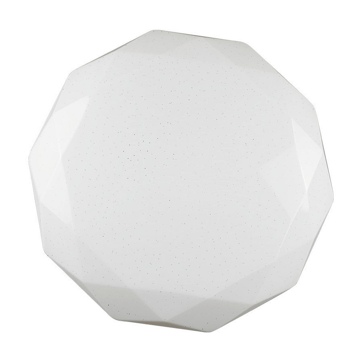 LED MENNYEZETI LÁMPA - fehér, Basics, műanyag/fém (50,5/7,8cm)