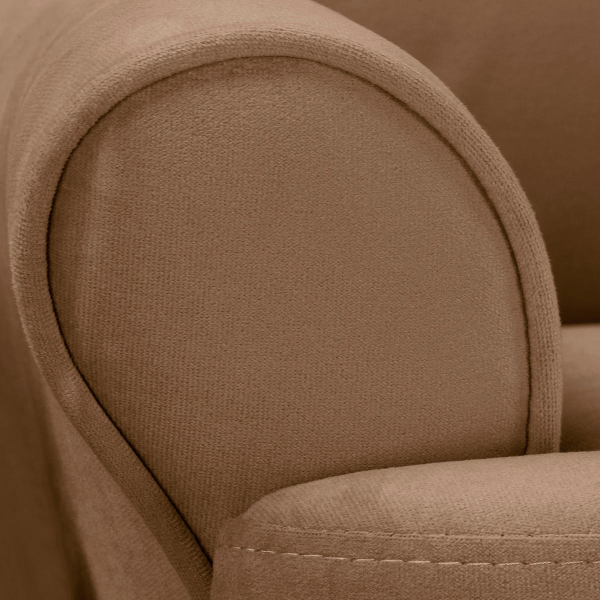 KINDERSESSEL Scandi Mini  - Dunkelbraun, Design, Textil (60/74/69cm) - Livetastic