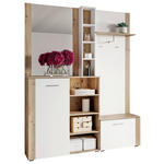 GARDEROBE 4-teilig  in 150/190/30 cm  - Basics, Glas/Holzwerkstoff (150/190/30cm) - Carryhome