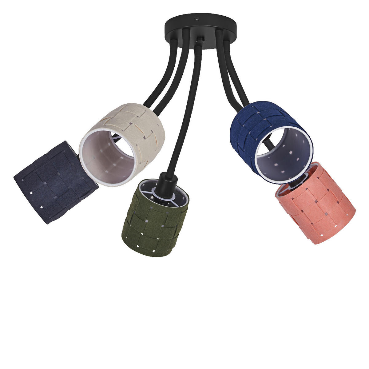 DECKENLEUCHTE    60,5/63/43,5 cm  - Multicolor, KONVENTIONELL, Naturmaterialien/Metall (60,5/63/43,5cm) - Ledvance