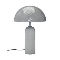 STOLNÍ LAMPA, 31/45 cm  - šedá, Design, kov (31/45cm)