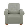 SESSEL in Grau  - Buchefarben/Grau, Design, Holz/Textil (93/89/82cm) - MID.YOU