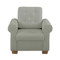 SESSEL in Grau  - Buchefarben/Grau, Design, Holz/Textil (93/89/82cm) - MID.YOU
