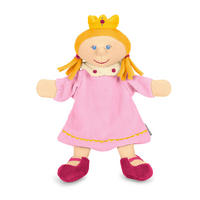 HANDPUPPE Prinzessin - Pink/Gelb, Basics, Textil (30/27/9cm) - Sterntaler