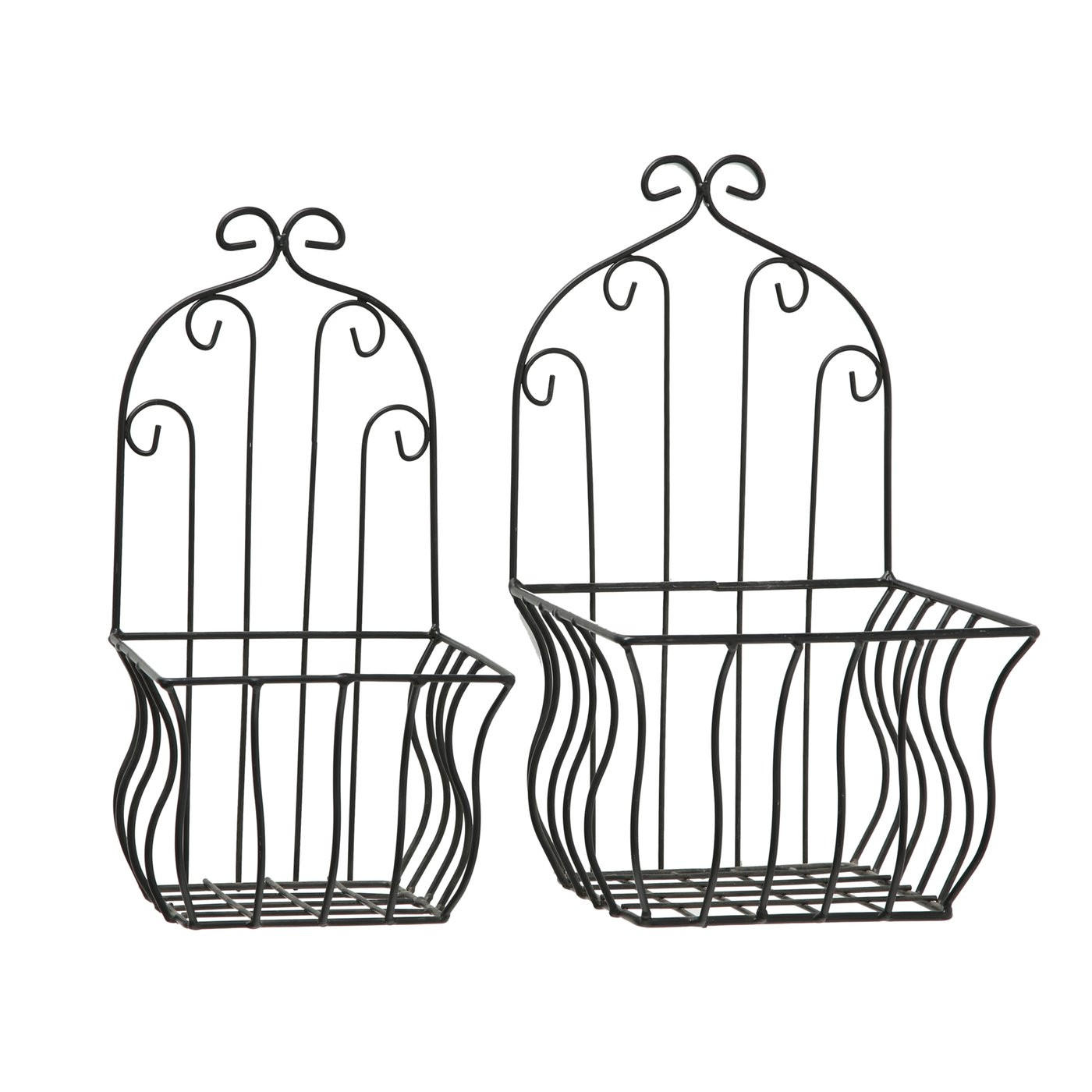 DEKOKORB - Schwarz, LIFESTYLE, Metall (16/32cm)