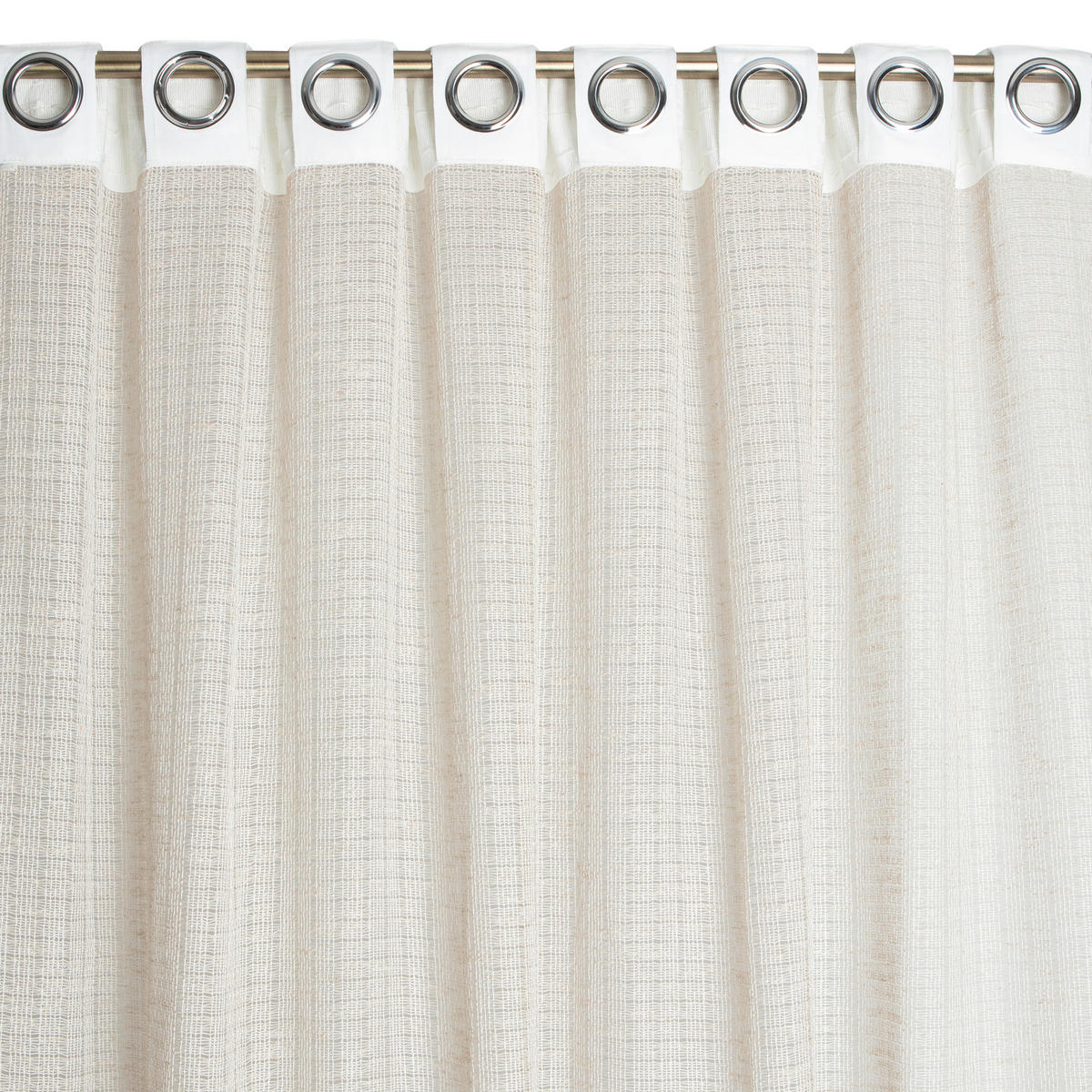 FERTIGVORHANG transparent  - Beige, Basics, Textil (140/240cm)