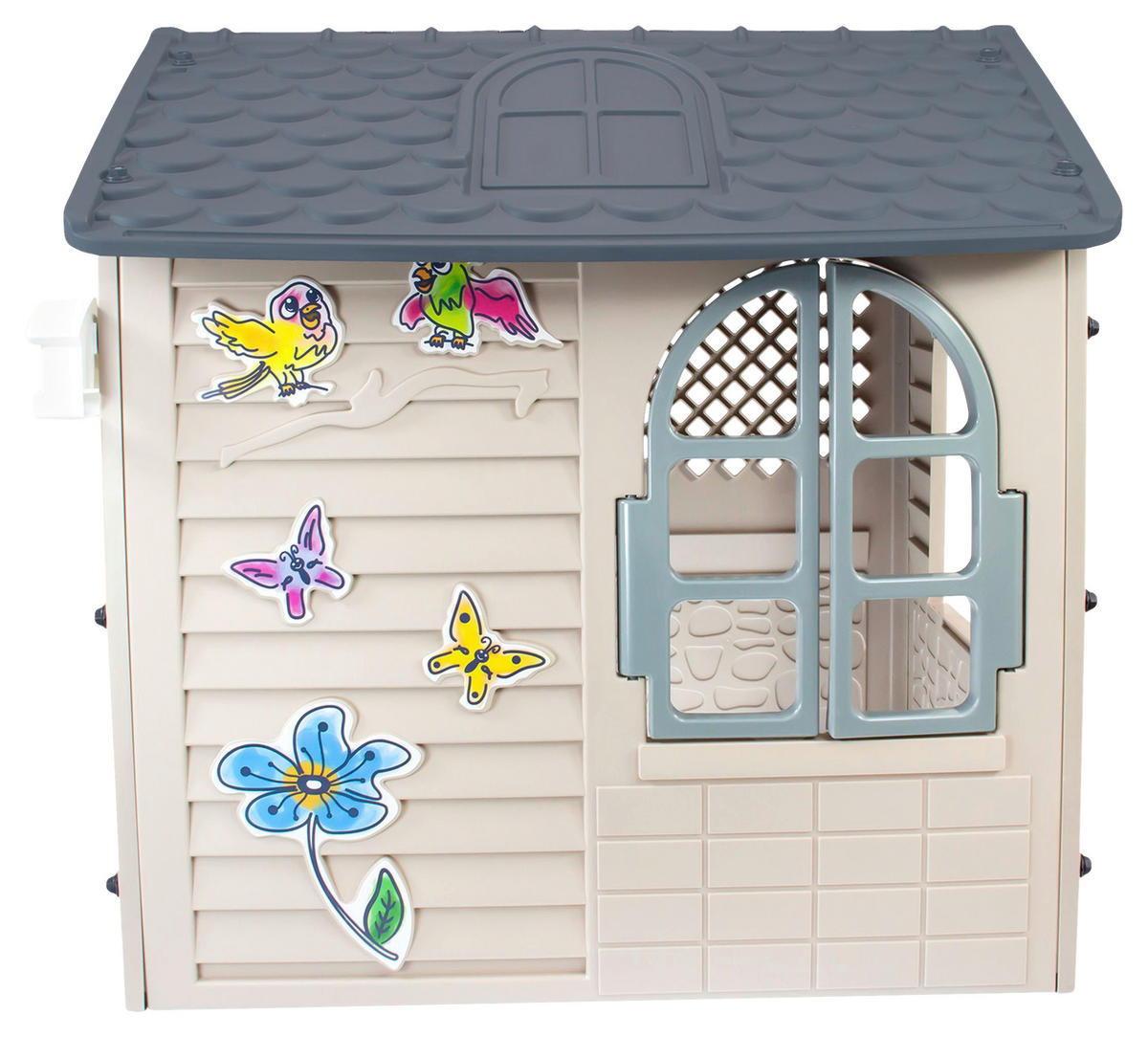 GARTENHAUS - Beige, Basics, Kunststoff (122/120/120,5cm)