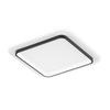 LED-DECKENLEUCHTE Blithe 50/50/5 cm   - Sandfarben/Schwarz, Basics, Metall (50/50/5cm) - Fischer & Honsel